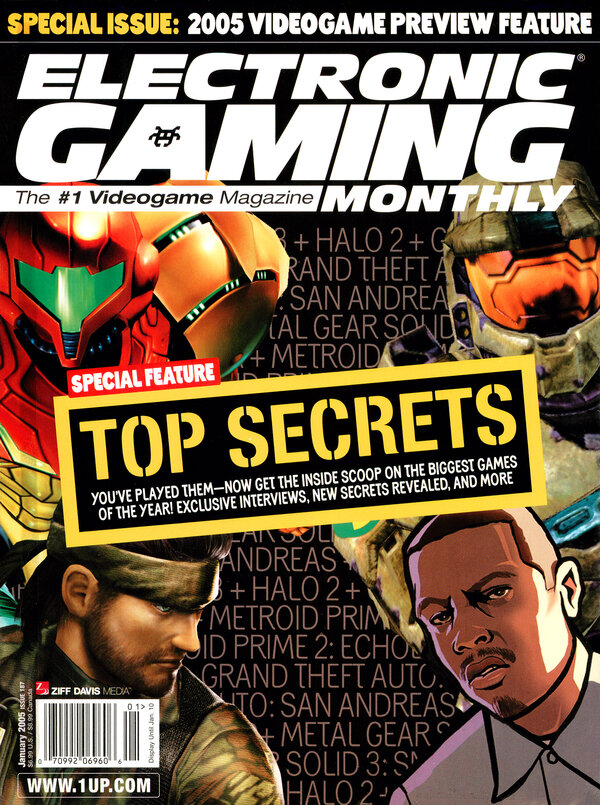 Electronic Gaming Monthly Issue 187 (January 2005) cover